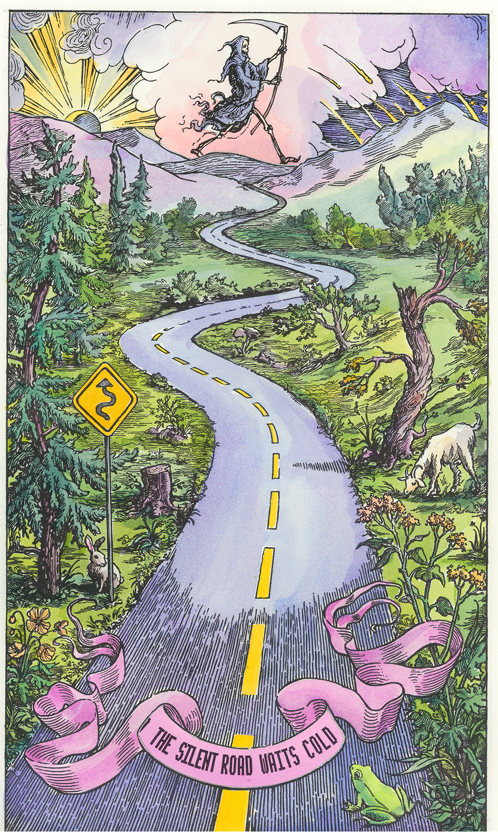 Simon Bejer: The Silent Road (Full Hand-Coloured Edition)