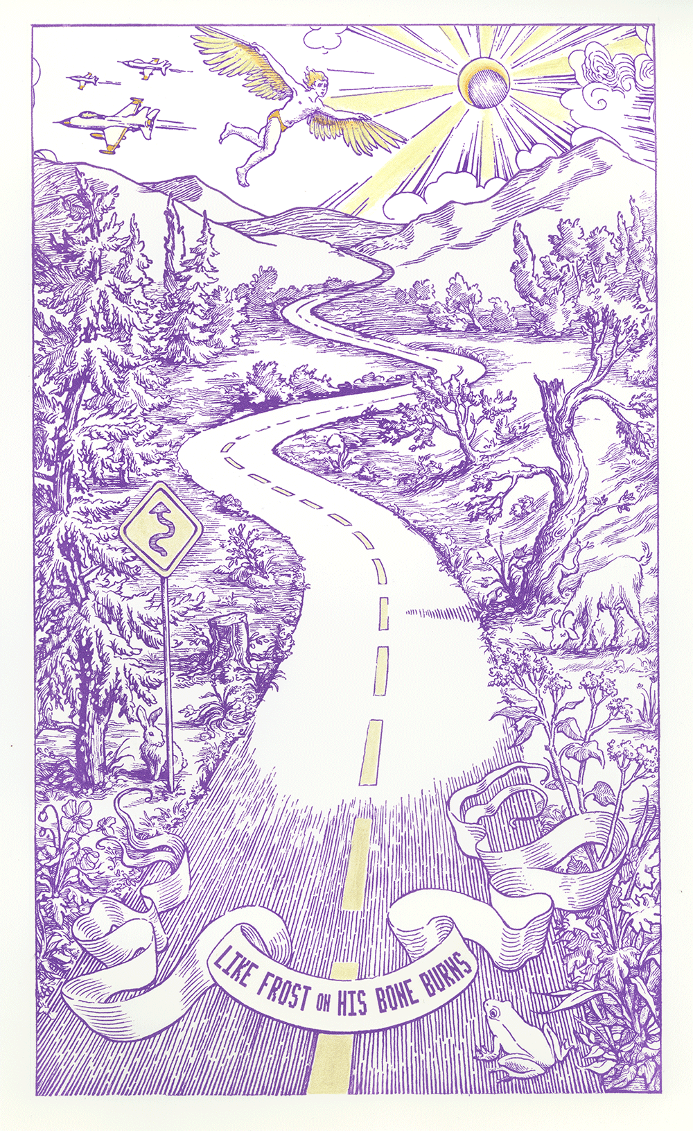 Simon Bejer: The Silent Road (Purple/Gold Edition)