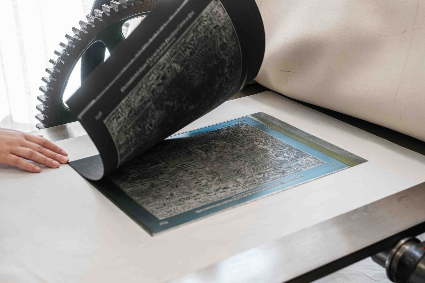 'Munster's Monsters' hand-pressed fine art print from the 'Cosmographia Universalis' (silver on black)