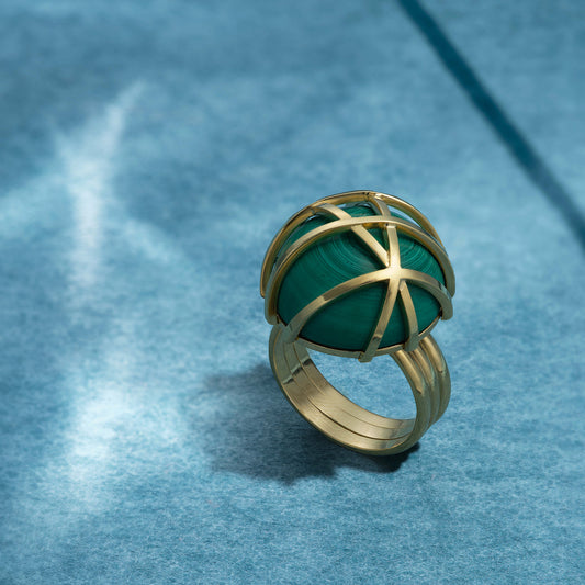 Portolan - Malachite Ring