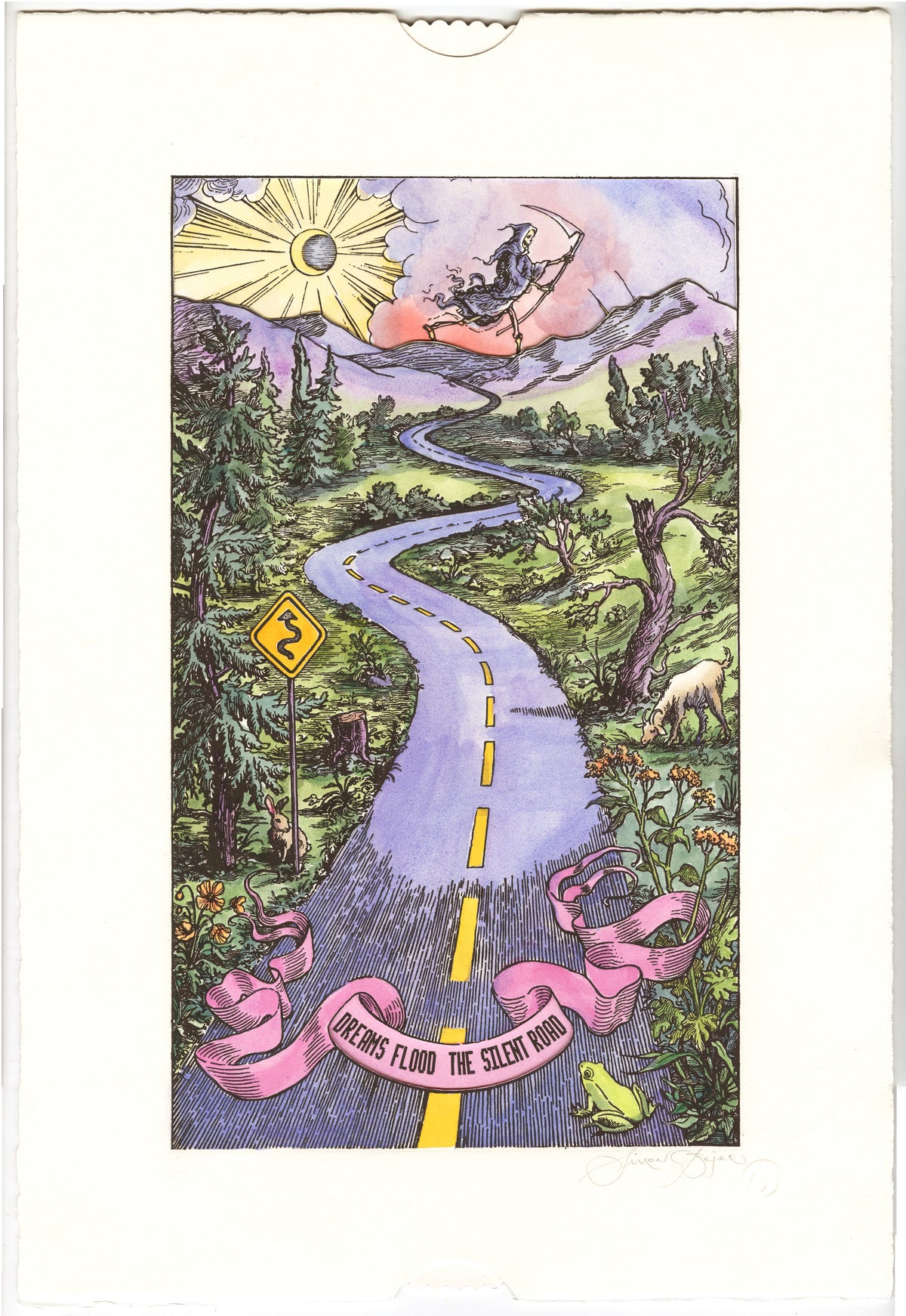 Simon Bejer: The Silent Road (Full Hand-Coloured Edition)
