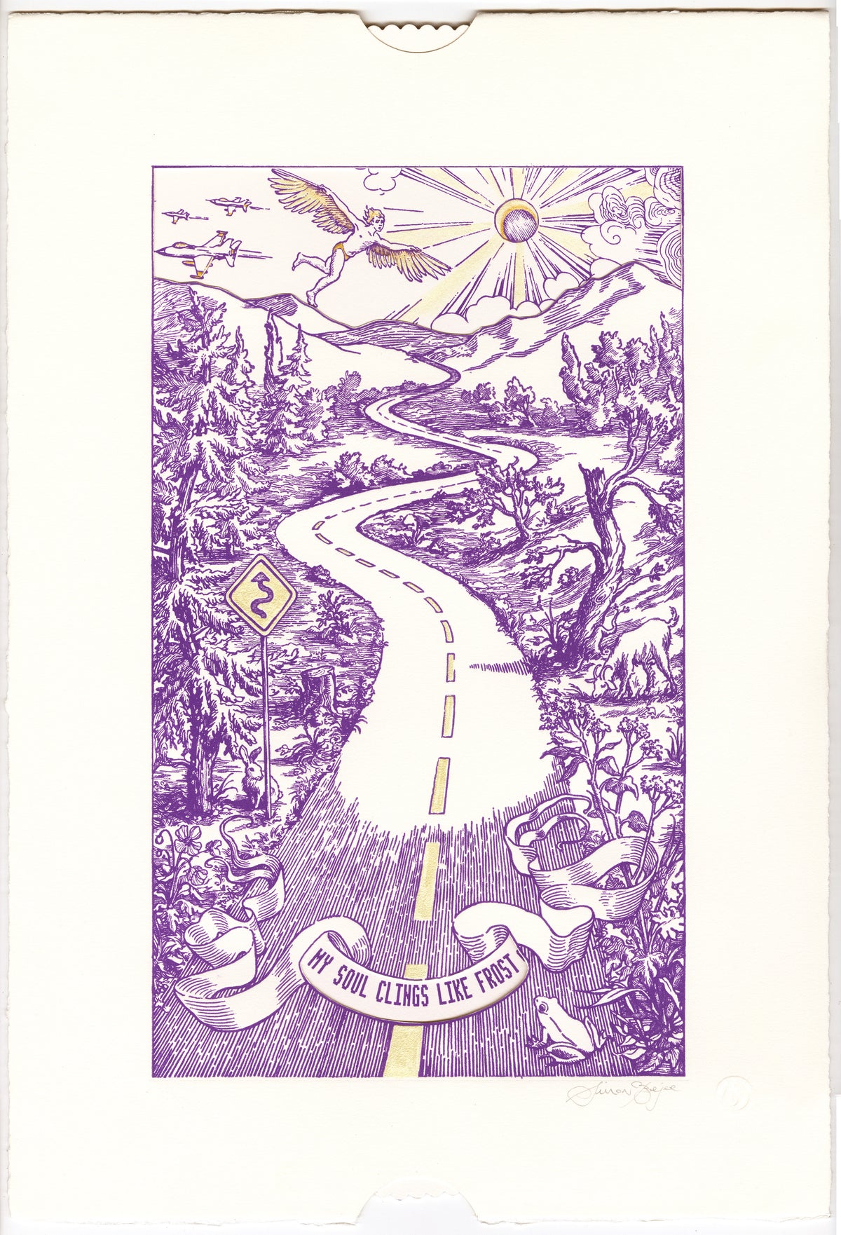 Simon Bejer: The Silent Road (Purple/Gold Edition)